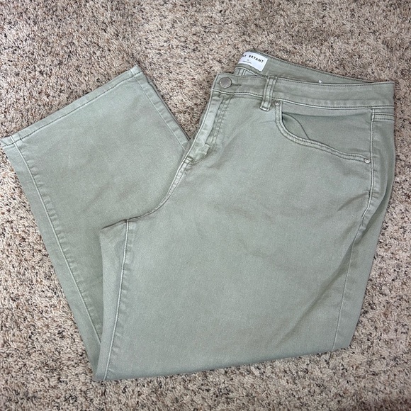 Lane Bryant Denim - Lane Bryant Women's Straight Leg Jeans in Olive
